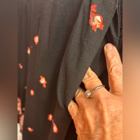 Anthro ett:twa Blake floral printed capri cropped pants Med - Picture 6 of 12